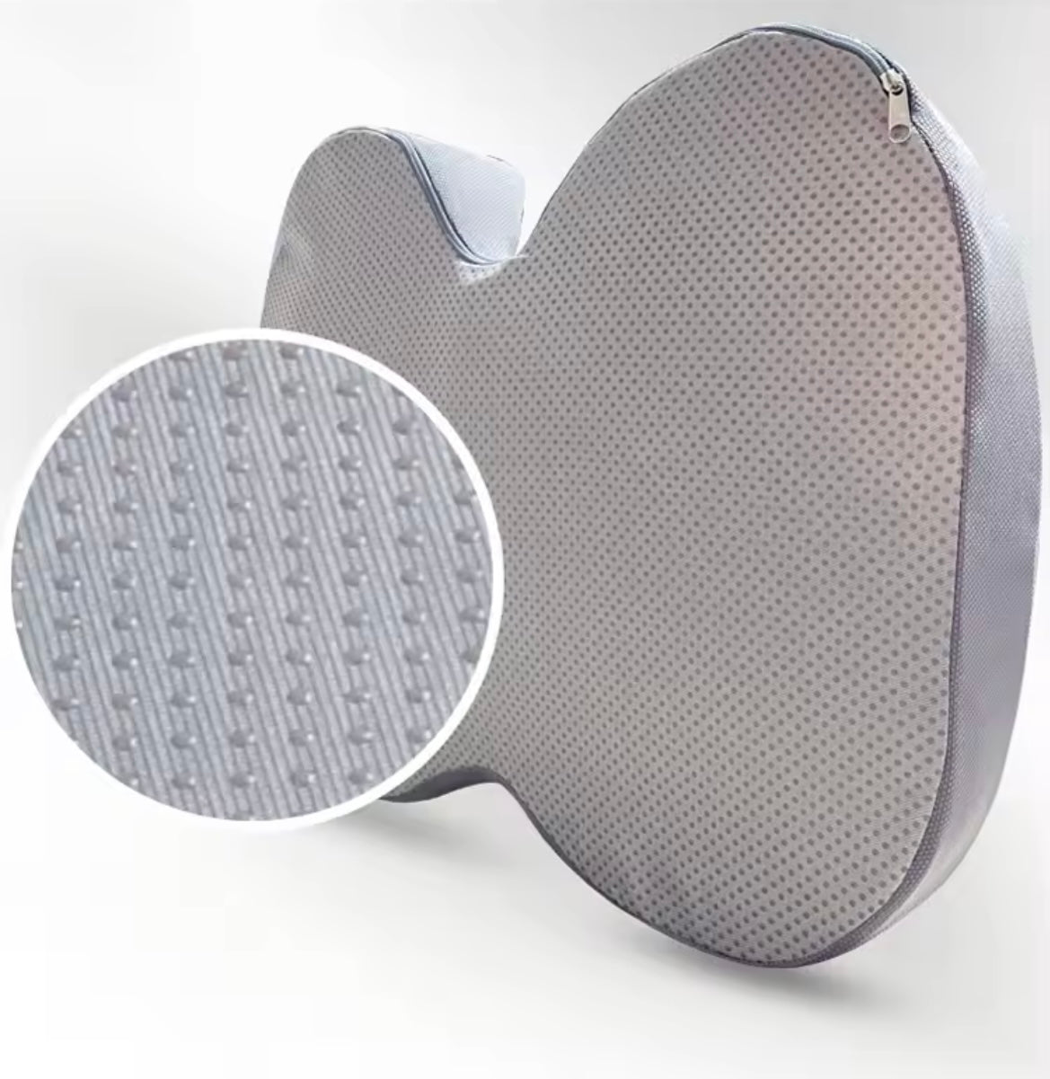 Cojín ortopédico antideslizante de espuma viscoelástica.